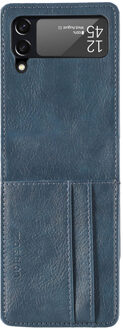 Imoshion Luxe Bookcase voor de Samsung Galaxy Z Flip 4 - Donkerblauw
