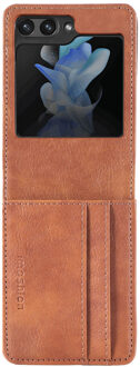 Imoshion Luxe Bookcase voor de Samsung Galaxy Z Flip 5 - Bruin