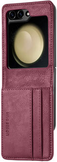 Imoshion Luxe Bookcase voor de Samsung Galaxy Z Flip 6 - Bordeaux Rood