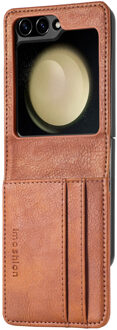 Imoshion Luxe Bookcase voor de Samsung Galaxy Z Flip 6 - Bruin