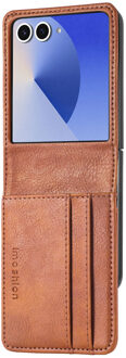 Imoshion Luxe Bookcase voor de Samsung Galaxy Z Flip 7 - Bruin