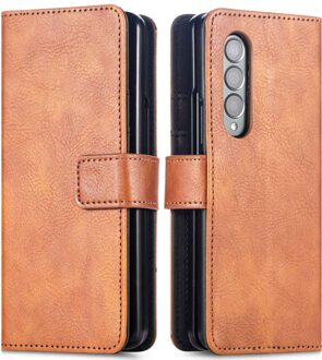 Imoshion Luxe Bookcase voor de Samsung Galaxy Z Fold 4 - Bruin