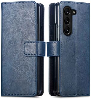 Imoshion Luxe Bookcase voor de Samsung Galaxy Z Fold 5 - Donkerblauw