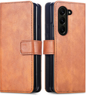 Imoshion Luxe Bookcase voor de Samsung Galaxy Z Fold 6 - Bruin