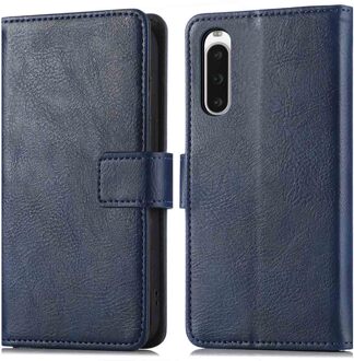 Imoshion Luxe Bookcase voor de Sony Xperia 10 V - Donkerblauw