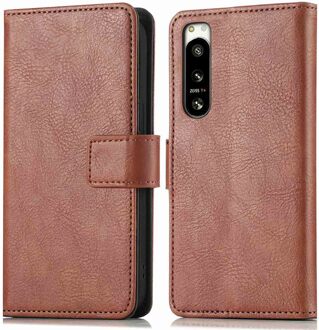 Imoshion Luxe Bookcase voor de Sony Xperia 5 IV - Bruin