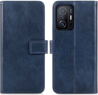 Imoshion Luxe Bookcase voor de Xiaomi 11T (Pro) - Donkerblauw