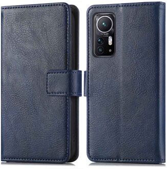 Imoshion Luxe Bookcase voor de Xiaomi 12 / 12X - Donkerblauw