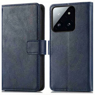 Imoshion Luxe Bookcase voor de Xiaomi 14T - Donkerblauw
