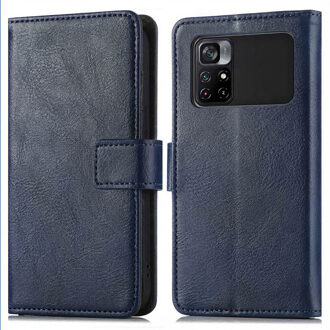 Imoshion Luxe Bookcase voor de Xiaomi Poco M4 Pro 5G - Donkerblauw - 6.6