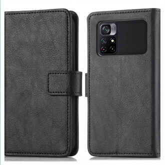 Imoshion Luxe Bookcase voor de Xiaomi Poco M4 Pro 5G - Zwart - 6.6