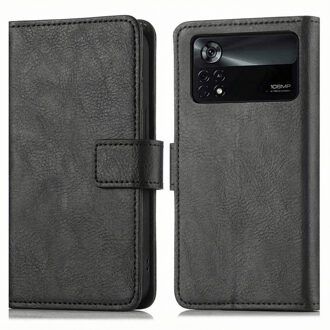 Imoshion Luxe Bookcase voor de Xiaomi Poco X4 Pro 5G - Zwart
