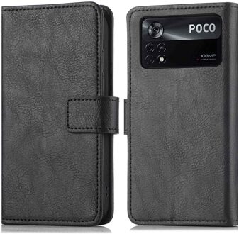 Imoshion Luxe Bookcase voor de Xiaomi Poco X4 Pro 5G - Zwart