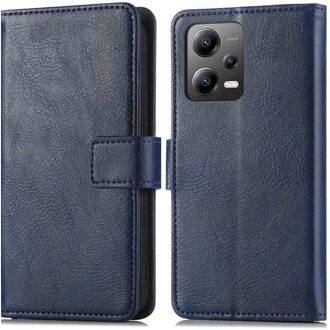 Imoshion Luxe Bookcase voor de Xiaomi Poco X5 5G - Donkerblauw