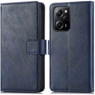 Imoshion Luxe Bookcase voor de Xiaomi Poco X5 Pro 5G - Donkerblauw