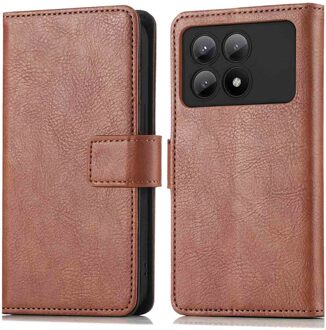 Imoshion Luxe Bookcase voor de Xiaomi Poco X6 Pro - Bruin