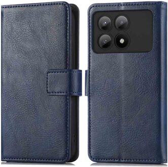 Imoshion Luxe Bookcase voor de Xiaomi Poco X6 Pro - Donkerblauw