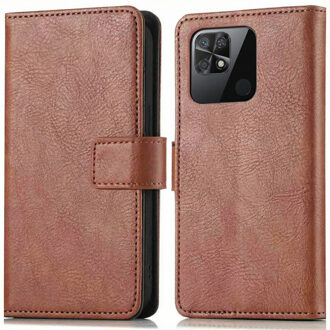 Imoshion Luxe Bookcase voor de Xiaomi Redmi 10C - Bruin