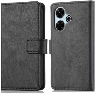 Imoshion Luxe Bookcase voor de Xiaomi Redmi 13 4G - Zwart