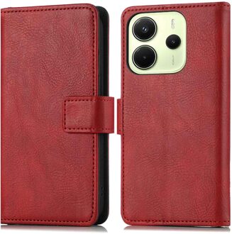 Imoshion Luxe Bookcase voor de Xiaomi Redmi Note 14 (4G) - Rood