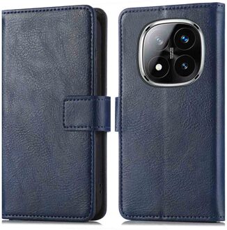 Imoshion Luxe Bookcase voor de Xiaomi Redmi Note 14 Pro (5G) - Donkerblauw