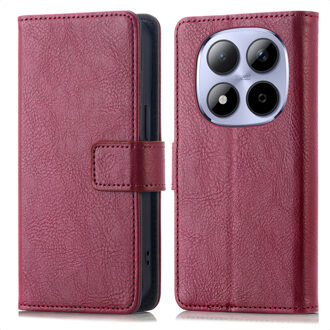 Imoshion Luxe Bookcase voor de Xiaomi Redmi Note 15 Pro (5G) - Bordeaux Rood