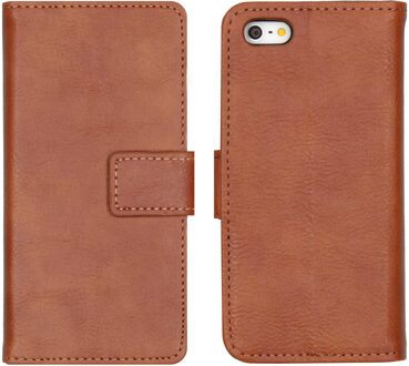 Imoshion Luxe Booktype iPhone 5 / 5s / SE hoesje - Bruin