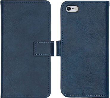 Imoshion Luxe Booktype iPhone 5 / 5s / SE hoesje - Donkerblauw