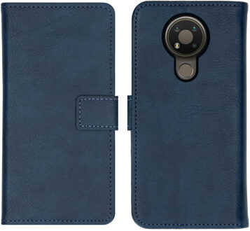 Imoshion Luxe Booktype Nokia 3.4 hoesje - Donkeblauw