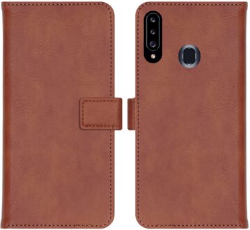 Imoshion Luxe Booktype Samsung Galaxy A20s hoesje - Bruin