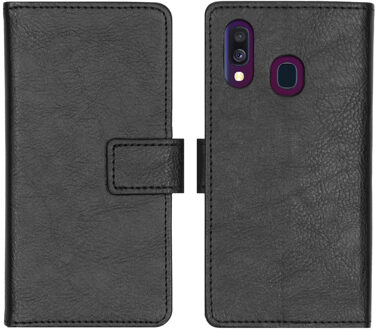 Imoshion Luxe Booktype Samsung Galaxy A40 hoesje - Zwart