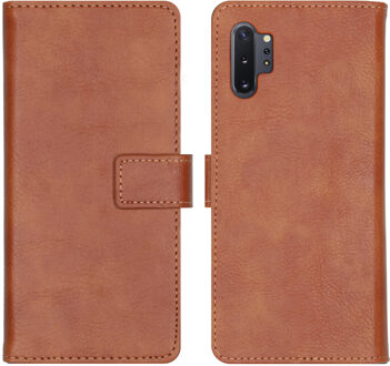 Imoshion Luxe Booktype Samsung Galaxy Note 10 Plus hoesje - Bruin