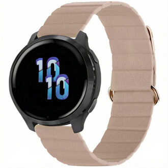 Imoshion Magnetisch lederen bandje - Universeel 22 mm aansluiting - Beige - One size