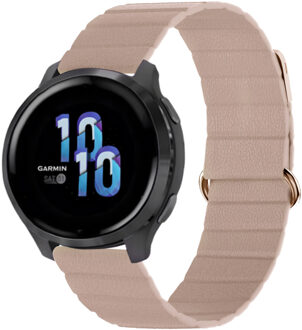 Imoshion Magnetisch lederen bandje - Universeel 22 mm aansluiting - Beige - One size