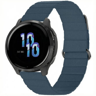 Imoshion Magnetisch lederen bandje - Universeel 22 mm aansluiting - Blauw - One size