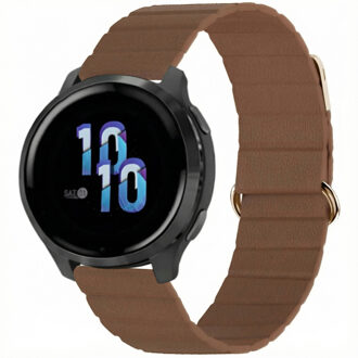 Imoshion Magnetisch lederen bandje - Universeel 22 mm aansluiting - Bruin - One size