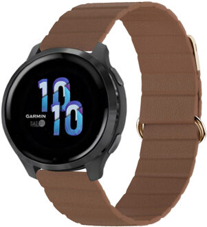 Imoshion Magnetisch lederen bandje - Universeel 22 mm aansluiting - Bruin - One size