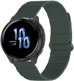 Imoshion Magnetisch lederen bandje - Universeel 22 mm aansluiting - Groen - One size