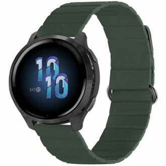 Imoshion Magnetisch lederen bandje - Universeel 22 mm aansluiting - Groen - One size