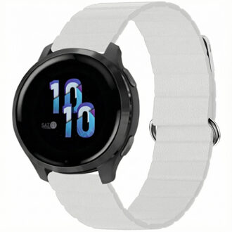 Imoshion Magnetisch lederen bandje - Universeel 22 mm aansluiting - Wit - One size