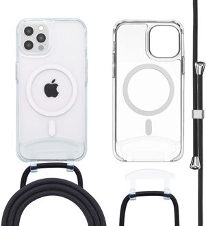 Imoshion MagSafe Backcover met afneembaar koord voor de Apple iPhone 12 Pro Max - Transparant