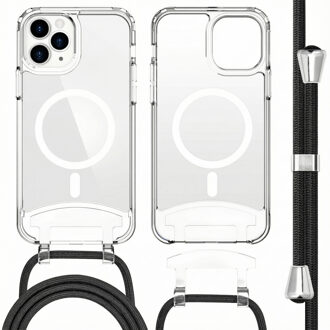 Imoshion MagSafe Backcover met afneembaar koord voor de Apple iPhone 12 (Pro) - Transparant
