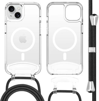 Imoshion MagSafe Backcover met afneembaar koord voor de Apple iPhone 15 - Transparant
