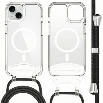 Imoshion MagSafe Backcover met afneembaar koord voor de Apple iPhone 15 - Transparant