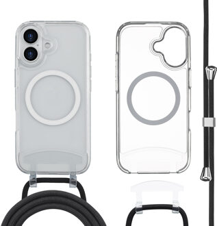 Imoshion MagSafe Backcover met afneembaar koord voor de Apple iPhone 17 - Transparant
