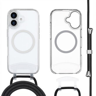 Imoshion MagSafe Backcover met afneembaar koord voor de Apple iPhone 17 - Transparant