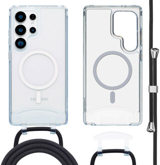 Imoshion MagSafe Backcover met afneembaar koord voor de Samsung Galaxy S24 Ultra / S25 Ultra - Transparant