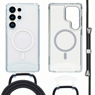 Imoshion MagSafe Backcover met afneembaar koord voor de Samsung Galaxy S24 Ultra / S25 Ultra - Transparant
