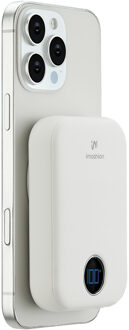 Imoshion MagSafe Powerbank 10.000 mAh - Draadloze powerbank - Quick Charge en Power Delivery - Wit - One size