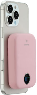 Imoshion MagSafe Powerbank - 10.000 mAh - Draadloze powerbank - Roze Lichtroze - One size